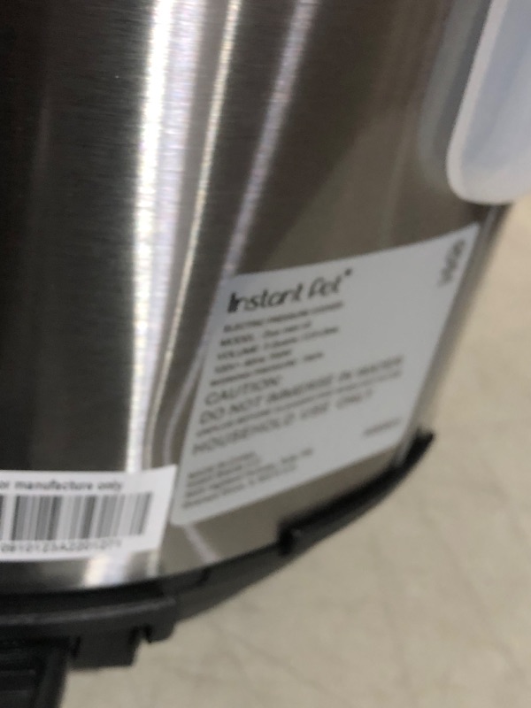 Photo 6 of *DENT
Instant Pot Duo Mini 3-Quart Multi-Use Pressure Cooker