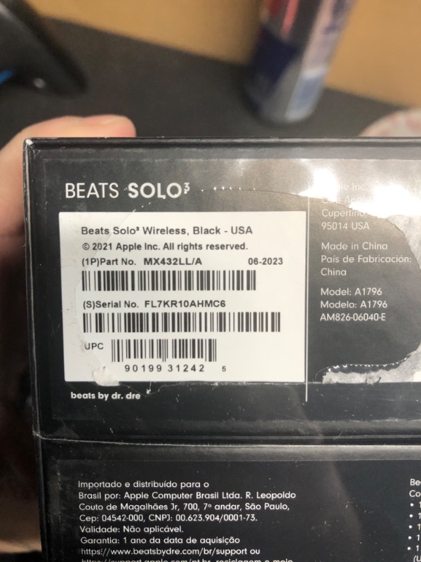 Photo 2 of Beats Solo3 Wireless On-Ear Headphones - Apple W1 Headphone Chip, Class 1 Bluetooth, 40 Hours of Listening Time, Built-in Microphone - Black (Latest Model)