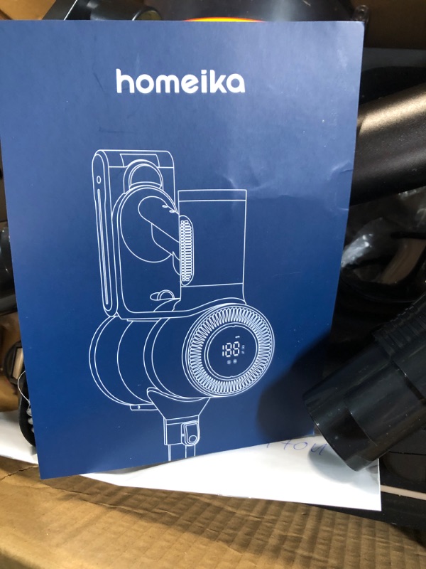 Photo 1 of ***USED***Homeika Cordless Vacuum Cleaner,1.5L Dust Cup, for Carpet and Hard Floor Pet Hair (Black)