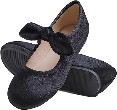 Photo 1 of FEVERSOLE Girls Cute Dress Mary Jane Shoes Little Kids Casual Buckle Strap Flats (SIZE 4 TODDLER)
