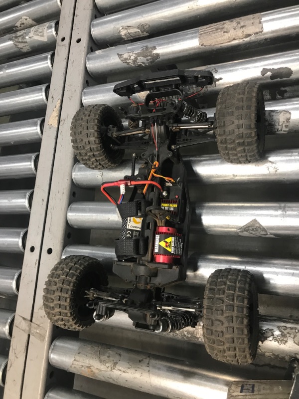 Photo 2 of ***SCRATCHED AND DIRTY***DEERC 200E 1:10 Large 3S Brushless High Speed RC Cars for Adults, 4X4 RTR Fast RC Trucks W/Extra Shell LED Headlight, 60 KM/H, All Terrain Remote Control Car, Offroad Monster Truck for Boys,2 Battery Classic