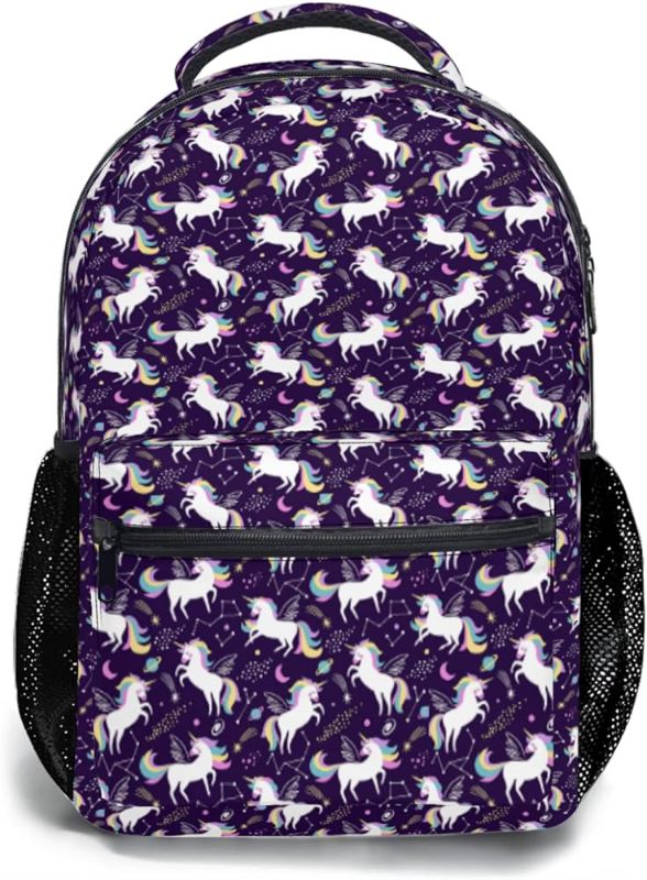 Photo 1 of aportt Cute Purple Unicorn Backpack 