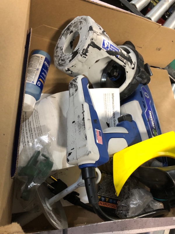 Photo 4 of **PARTS ONLY NO REFUNDS** Graco 26D281 TrueCoat 360 Dual Speed Paint Sprayer, Blue/White
