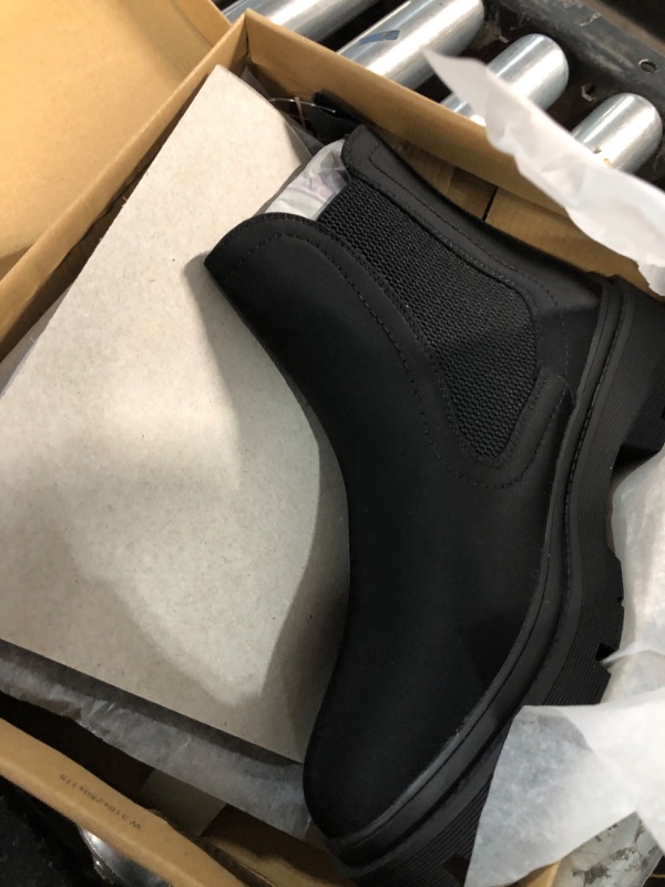 Photo 2 of * used * see images * JABASIC Women Chelsea Boots Low Heel Elastic Ankle Boots 8 Black