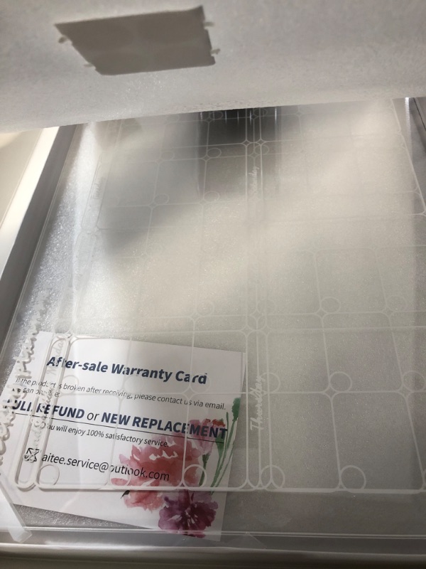 Photo 1 of AITEE Acrylic Magnetic Dry Erase Board and Calendar(16"x12"Inches)