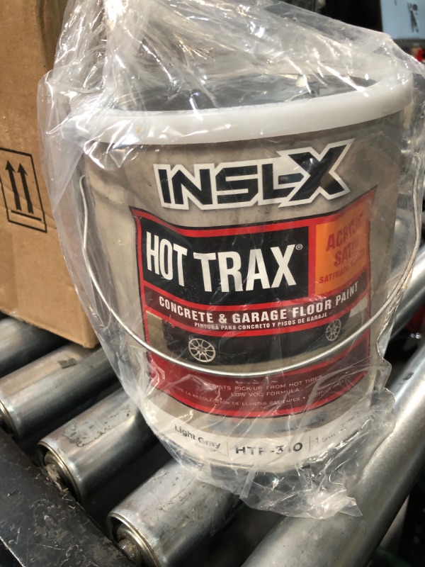 Photo 2 of **CAN IS DAMAGED** INSL-X HTF31009A-01 Hot Trax Paint, 1 Gallon, Light Gray