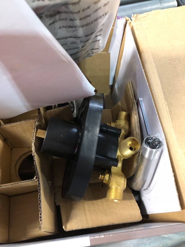 Photo 2 of ***PARTS ONLY NON REFUNDABLE***
allen + roth Chesler Brushed Nickel 1-handle Single Function Square Bathtub and Shower Faucet Valve Included