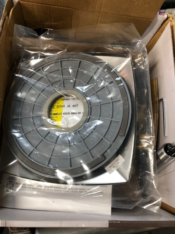 Photo 1 of ***PARTS ONLY NON REFUNDABLE***
allen + roth Chesler Brushed Nickel 1-handle Single Function Square Bathtub and Shower Faucet Valve Included