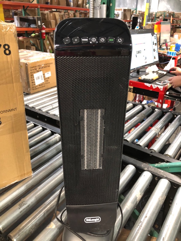 Photo 1 of ***PARTS ONLY NON REFUNDABLE***
DeLonghi Up to 1500-Watt Ceramic Tower Indoor Electric Space Heater with Thermostat and Remote Included