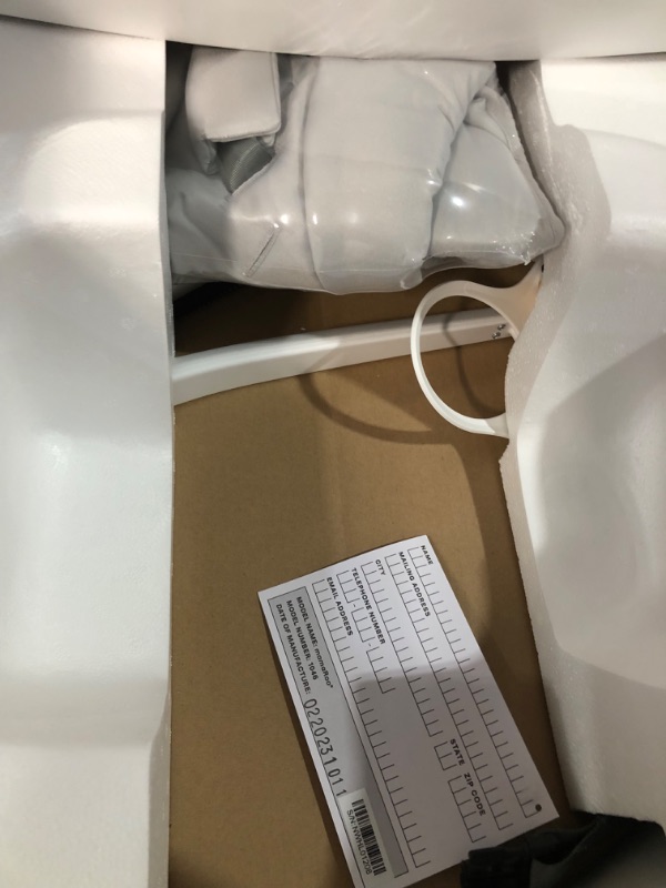 Photo 1 of 4moms MamaRoo Multi-Motion Baby Swing, Bluetooth Baby Swing with 5 Unique Motions, Grey