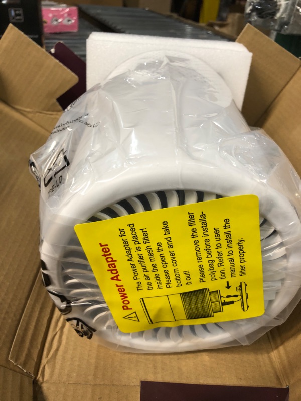 Photo 5 of ***PARTS ONLY/NON-RETURNABLE***
MOOKA Air Purifiers for Home Large Room up to 860ft², H13 True HEPA Air Filter for Home Large Room up to 860ft², H13 True HEPA Air Filter Cleaner, Odor Eliminator, Remove Allergies Smoke Dust Pollen Pet Dander, Night Light(