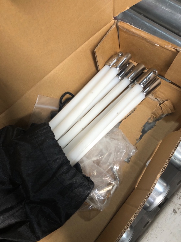 Photo 3 of **STOCK IMAGE IS A REFERENCE ONLY **   Chimney Sweep Kit 23FT Length, Chimney Brush Kit with 7 Nylon Flexible Rods, 