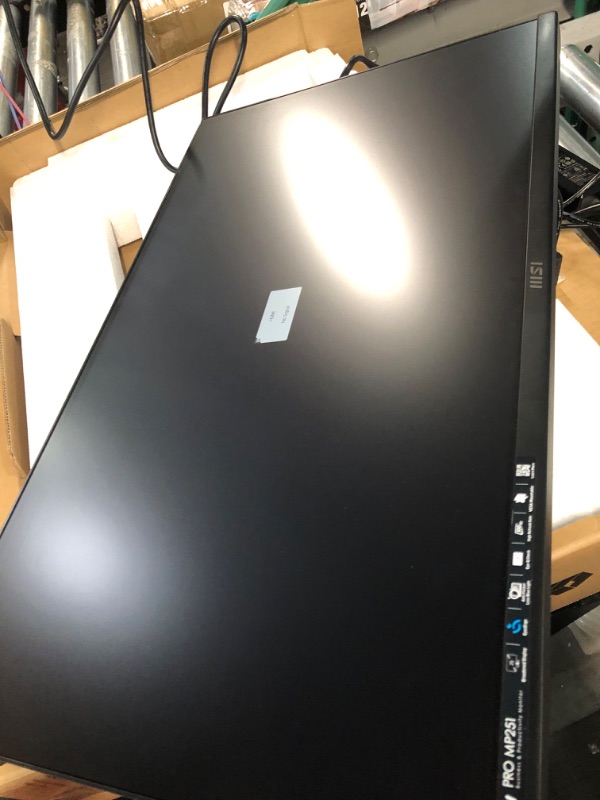 Photo 1 of **TURNS ON BUT UNABLE TO TEST**  MSI Pro MP251 Computer Monitor, 24.5", 1920 x 1080 (FHD), Black