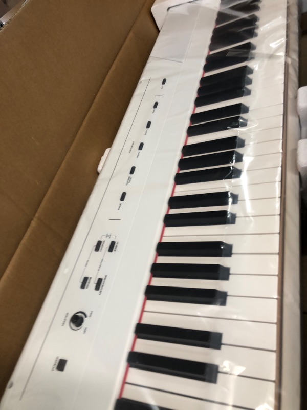 Photo 3 of ***NEW**   Alesis Recital – 88 Key Digital Piano Keyboard with Semi Weighted Keys, White Piano Only