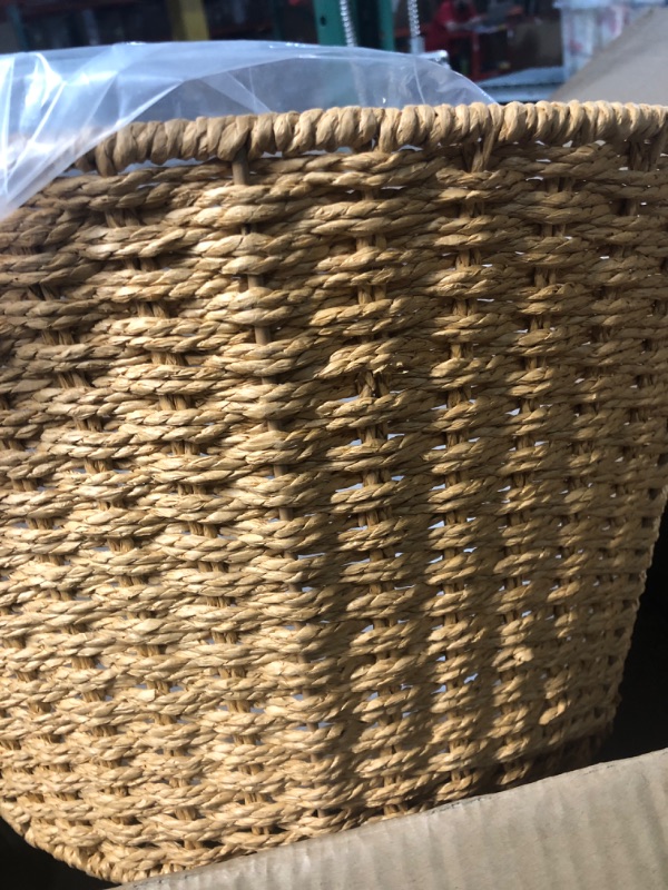 Photo 3 of Badger Basket Wicker-Look Woven Baby Moses Changing Basket with Pad and Cover - Natural/Ecru