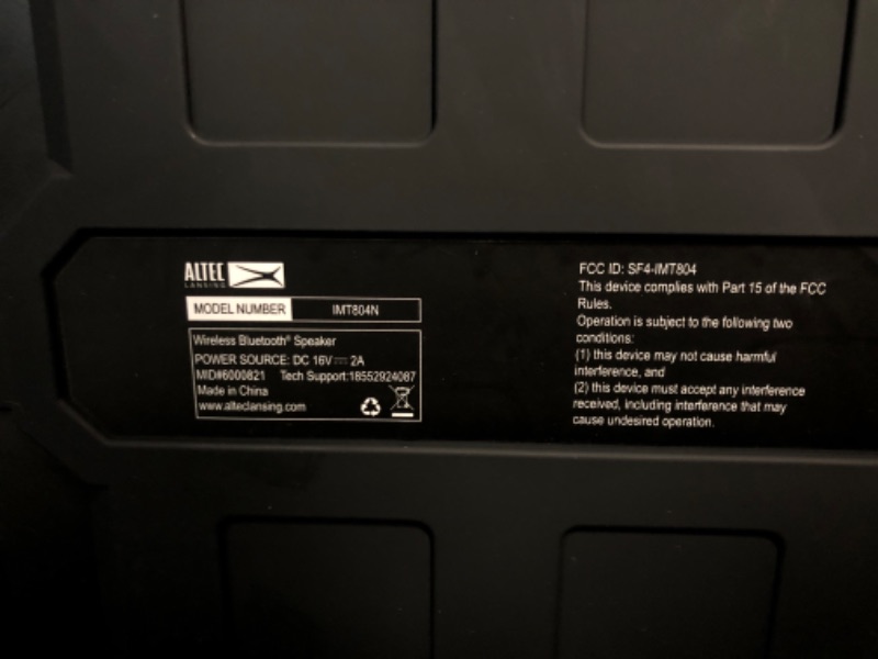 Photo 1 of Altec Lansing Sonic Boom - 