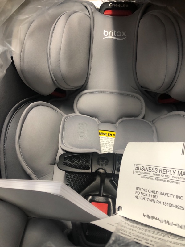 Photo 4 of **heavy**  Britax One4Life Convertible Car Seat, Glacier Graphite