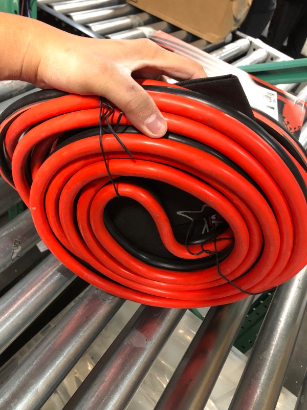 Photo 4 of CARTMAN 1 Gauge 20 Feet Jumper Cables 800AMP Heavy Duty Booster Cables with Carry Bag 20-Feet (1-Gauge)