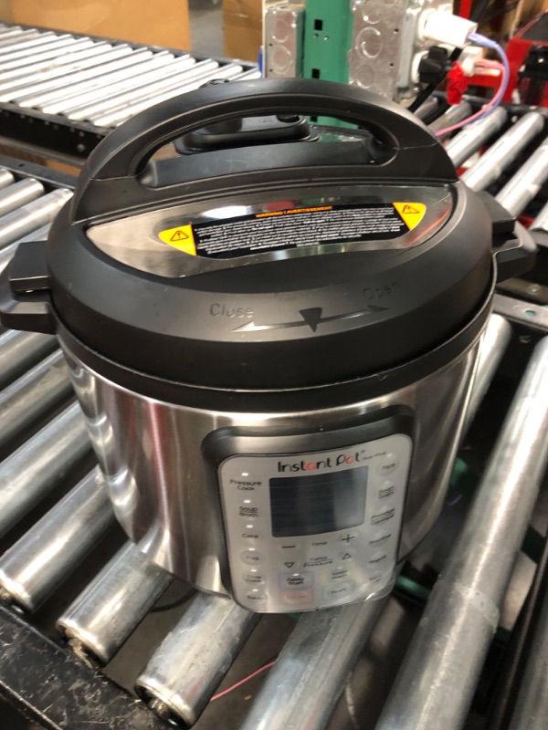 Photo 4 of **READ NOTES,MAJOR DAMAGE, SOLD FOR PARTS, NON-REFUNDABLE**
Instant Pot Duo Plus 9-in-1 Electric Pressure Cooker