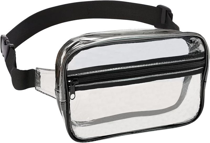 Photo 1 of Holographic Fanny Pack,Waist Pack (Clear Black)