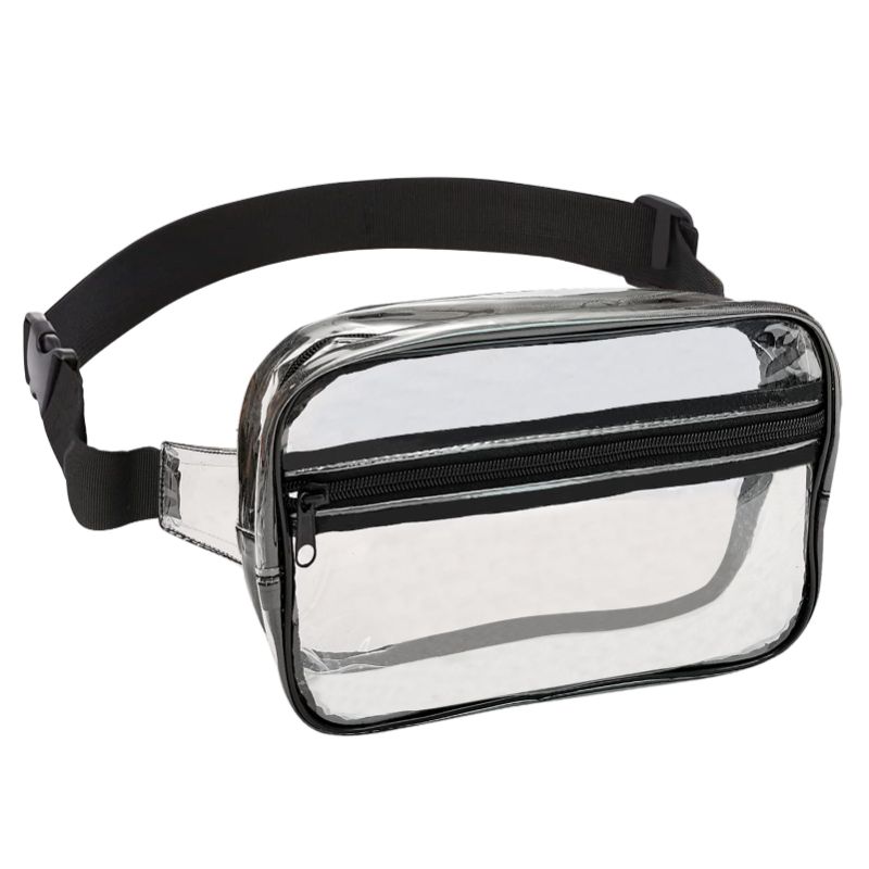 Photo 1 of Holographic Fanny Pack,(Clear Black)