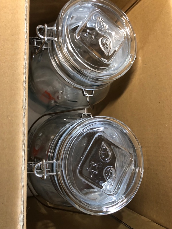 Photo 3 of **NONREFUNDABLE**FOR PARTS OR REPAIR**SEE NOTES**
Eleganttime 1 Gallon Glass Drink Dispensers for Parties,2 Pack Beverage Dispenser With Spigot,Laundry Detergent Dispenser Punch Bowls Juice Water Dispenser for Parties
**ONLY 1**