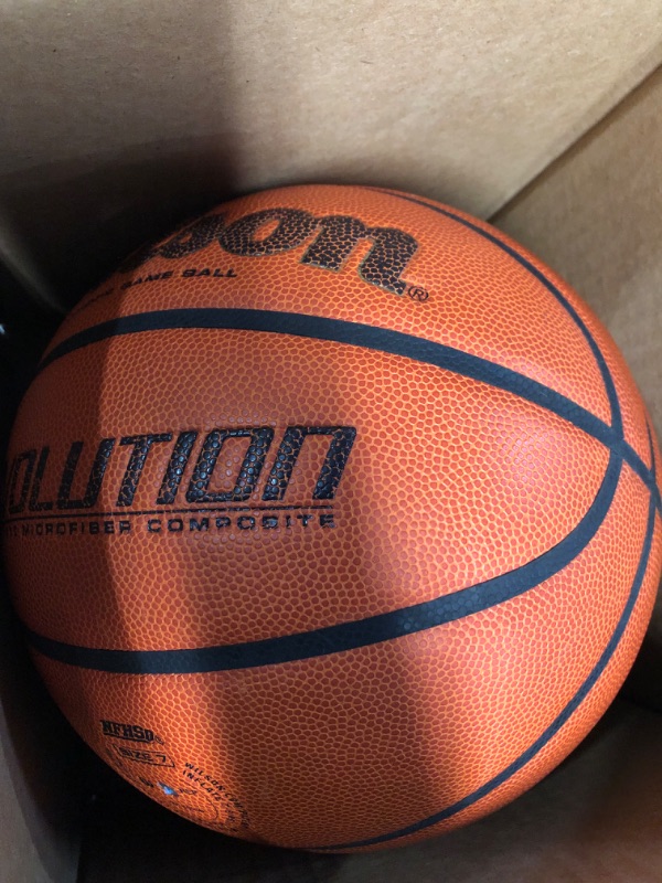 Photo 2 of ***FLAT***WILSON Evolution Game Basketball Game Ball Size 7 - 29.5" Basketball