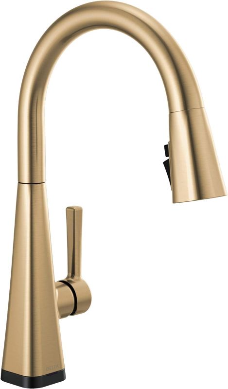 Photo 1 of (SIMILAR TO STOCK PHOTO)Delta Faucet Lenta Gold Kitchen Faucet Touch, Touch Kitchen Faucets with Pull Down Sprayer, Kitchen Sink Faucet, Faucet for Kitchen Sink, Touch2O Technology, Champagne Bronze