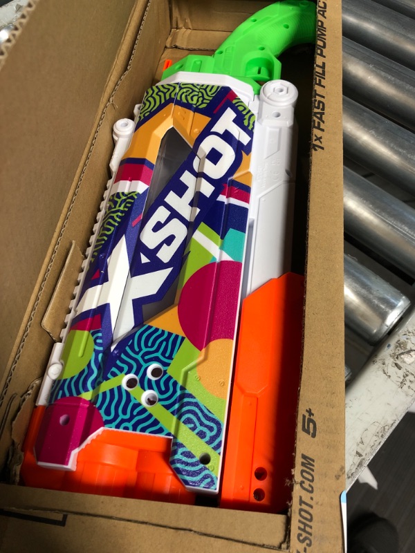 Photo 1 of X-Shot Water Fast-Fill Skins Pump Action Water Blaster Ripple Water Camo by ZURU XShot Watergun (Fills with Water in just 1 Second!)