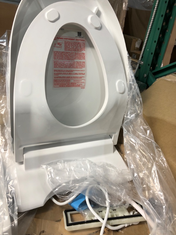 Photo 5 of (READ FULL POST) TOTO SW3074#01 WASHLET C2 Electronic Bidet Toilet Seat with PREMIST and EWATER+ Wand Cleaning, Elongated, Cotton White C2 Elongated Cotton White