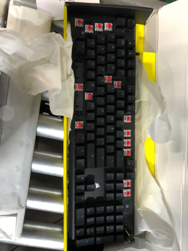 Photo 2 of **KEY CAPS MISSING**CORSAIR K70 CORE RGB Mechanical Gaming Keyboard with Palmrest 