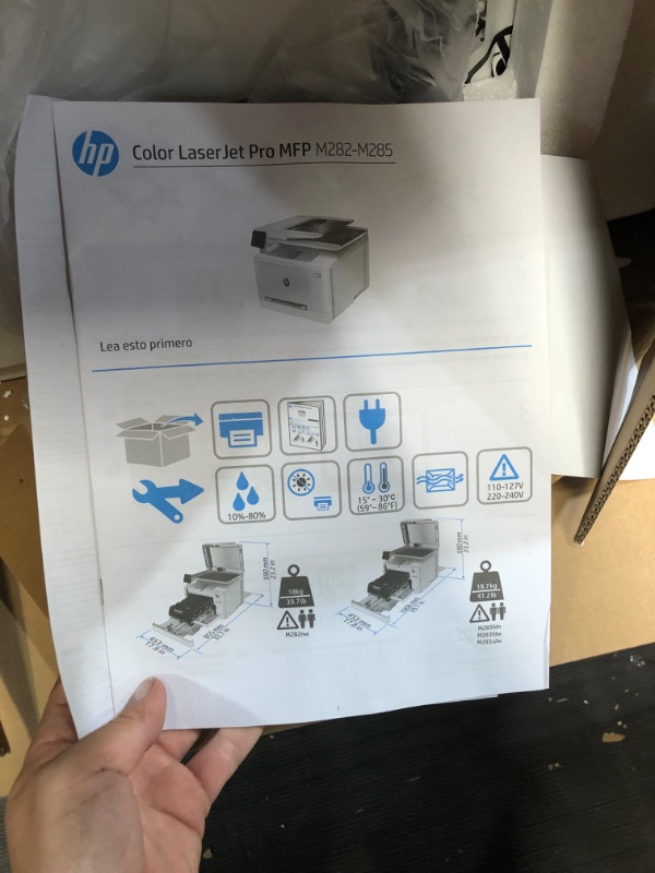 Photo 2 of HP Color LaserJet Pro M283fdw Wireless All-in-One Laser Printer