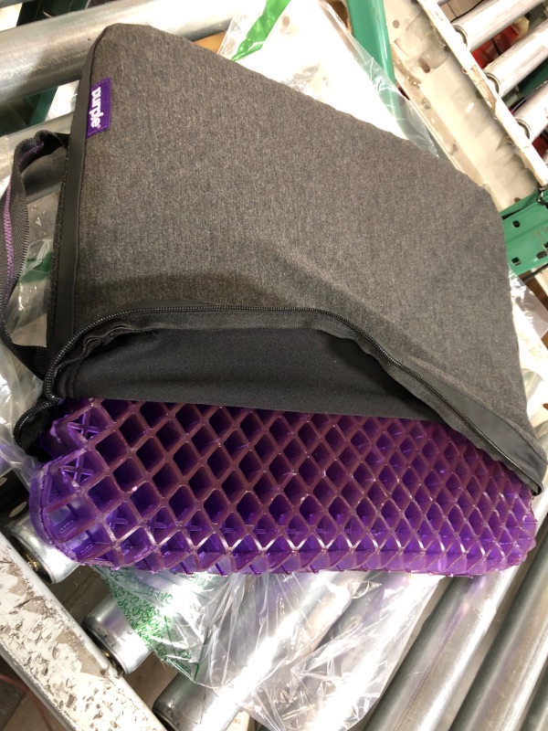 Photo 2 of Purple Royal Seat Cushion - Seat Cushion for The Car Or Office Chair - Temperature Neutral Grid - 17.5“ x 15.75“ x 2“