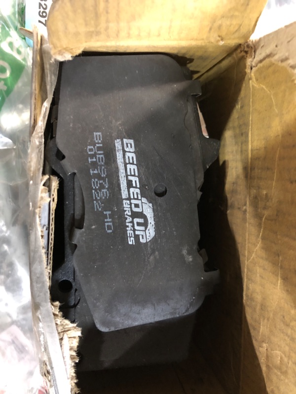 Photo 2 of Cereamic Brake Pad Kit w/hardware and grease Compatible with 2007-2018 Jeep Wrangler JK/JKU (Trail Rated - Rear)