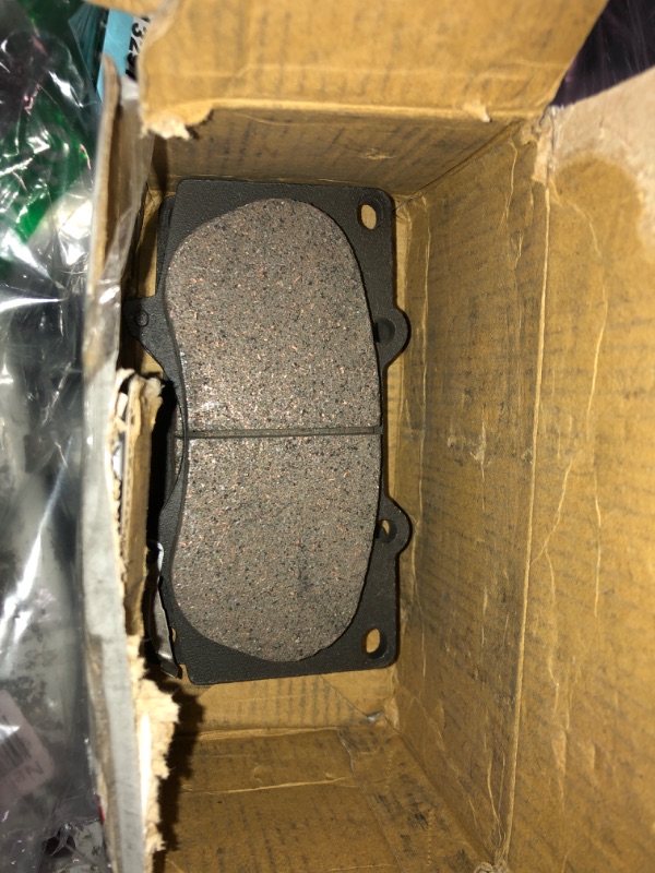 Photo 3 of Cereamic Brake Pad Kit w/hardware and grease Compatible with 2007-2018 Jeep Wrangler JK/JKU (Trail Rated - Rear)