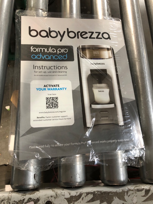 Photo 5 of Baby Brezza New and Improved Formula Pro Advanced Formula Dispenser Machine - Automatically Mix a Warm Formula Bottle Instantly - Easily Make Bottle with Automatic Powder Blending, White