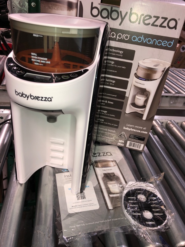 Photo 2 of Baby Brezza New and Improved Formula Pro Advanced Formula Dispenser Machine - Automatically Mix a Warm Formula Bottle Instantly - Easily Make Bottle with Automatic Powder Blending, White