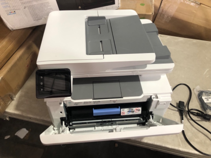 Photo 7 of ***DAMAGED - UNTESTED - SEE COMMENTS***
HP Color LaserJet Pro M283fdw Wireless All-in-One Laser Printer, Remote Mobile Print, Scan & Copy, Duplex Printing, Works with Alexa (7KW75A), White