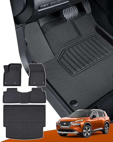 Photo 1 of (See Notes) DiffCar for Nissan Rogue 2021 2022 2023 2024 Floor Mats & Cargo Liner, for Nissan Rogue All Weather Floor Liner