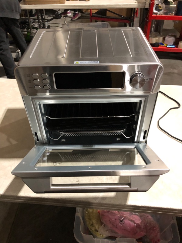 Photo 5 of ***USED - DIRTY - POWERS ON - UNABLE TO TEST FURTHER***
COSORI Air Fryer Toaster Oven, 12-in-1, 26QT Convection Oven Countertop, Stainless Steel