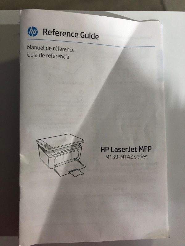 Photo 5 of HP LaserJet MFP M140w Wireless Black and White All-in-One Printer (7MD72F), White New Version: M140w