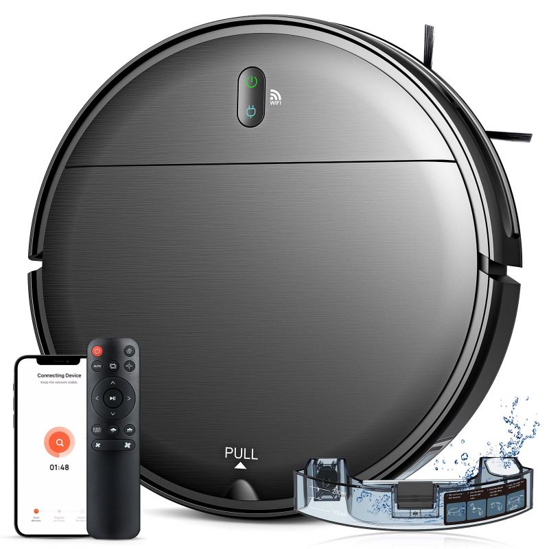 Photo 1 of **PARTS ONLY/NON-REFUNDABLE**
Robot Vacuum and Mop Combo, WiFi/App/Alexa, Robotic Vacuum Cleaner with Schedule, 2 in 1 Mopping.