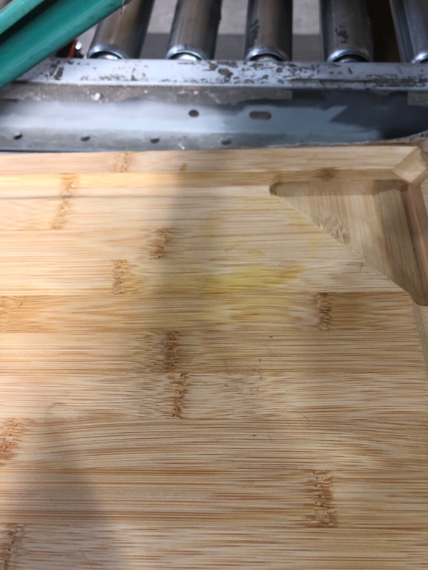 Photo 3 of (SEE NOTES) 30 x 20 Extra Large Bamboo Cutting Board for Kitchen, Cutting Board Stove Top Cover, 