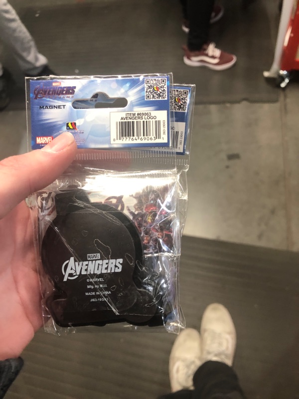 Photo 3 of Avengers Logo Soft Touch PVC Magnet 2 pack