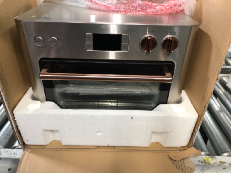 Photo 2 of **NONREFUNDABLE**FOR PARTS OR REPAIR**SEE NOTES**
Cafe Couture Oven with Air Fry, 14 Cooking modes in 1 including Crisp Finish, Wifi, Stainless Steel