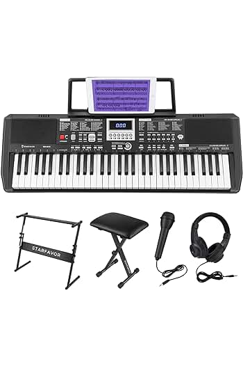 Photo 1 of Starfavor 61 Key Portable Electric Keyboard Electronic Piano