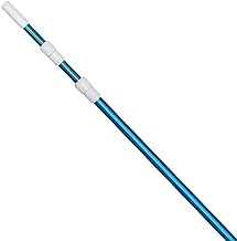 Photo 1 of (Parts Only) (NO RETURNS) Professional 12 Foot Blue Anodized Aluminum Telescopic Swimming Pool Pole,Adjustable 3 Piece Expandable Step-Up,for Skimmer Nets, Vacuum Heads and Brushes, Strong Grip & Lock