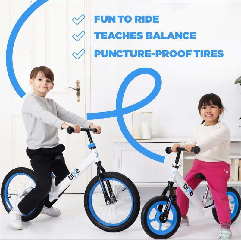 Photo 5 of Bixe: Blue (Lightweight - 4LBS) Aluminum Balance Bike for Kids and Toddlers