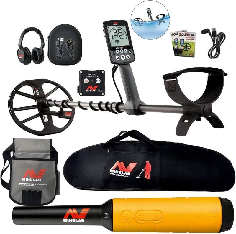 Photo 1 of Minelab Equinox 800 Multi-IQ Underwater Metal Detector & Pro-Find 15 Pinpointer