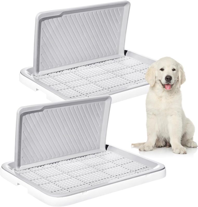 Photo 1 of Paterr 2 Pack Puppy Pee Pad Holder Easy Clean Dog Potty Tray